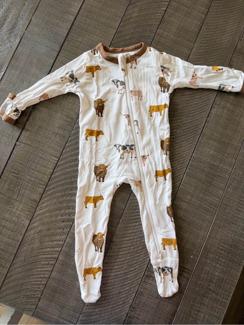 Kyte Baby Cow Footie
